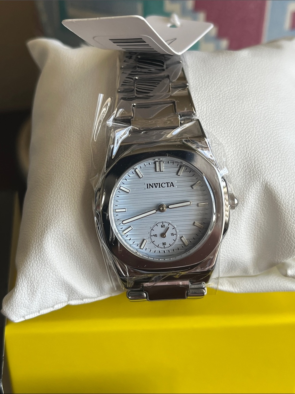 Invicta Women’s Silver Watch with White Textured Dial - Picture 2 of 3